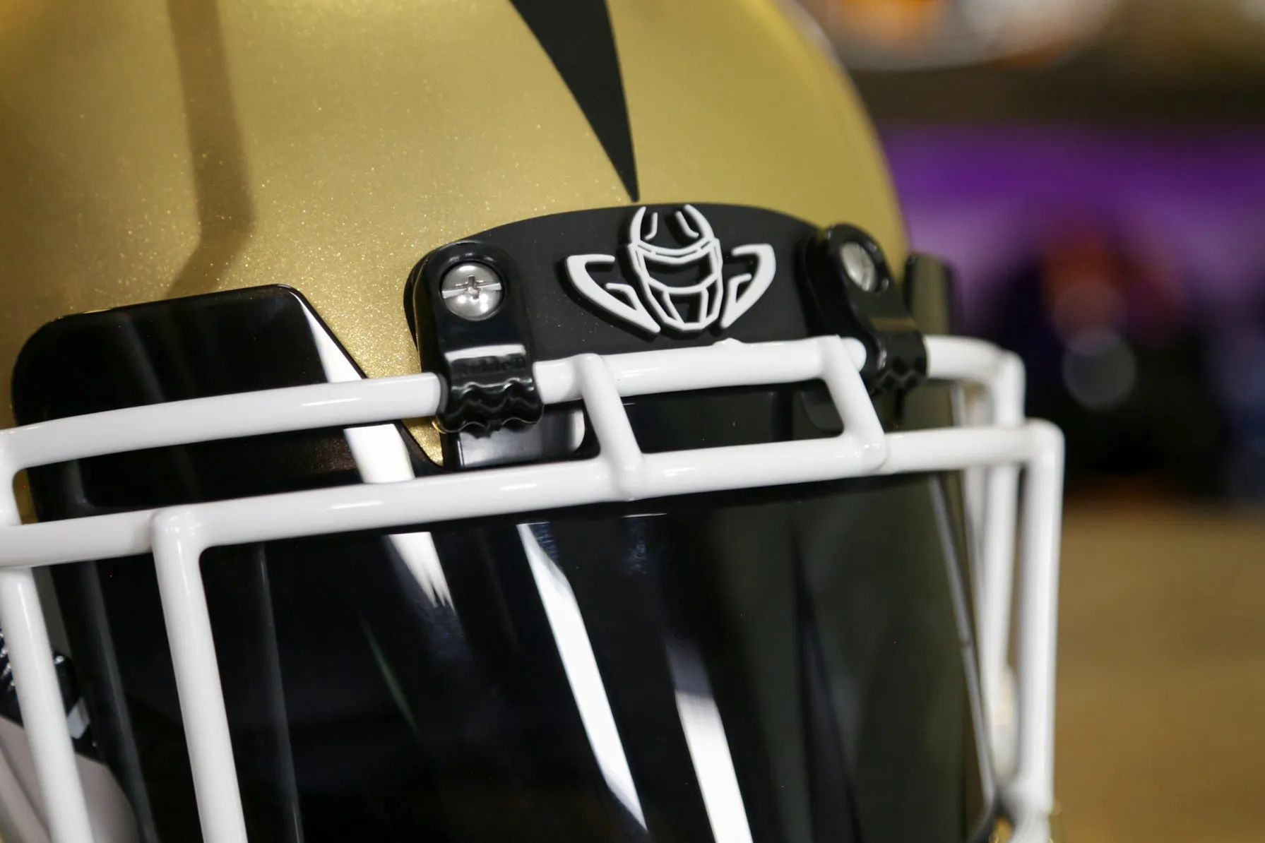 Central Florida Golden Knights Riddell Speed Authentic Helmet - Gold GG Edition