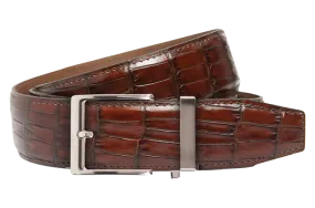 Crocodile Brown, 40mm Strap, Luxury Belt