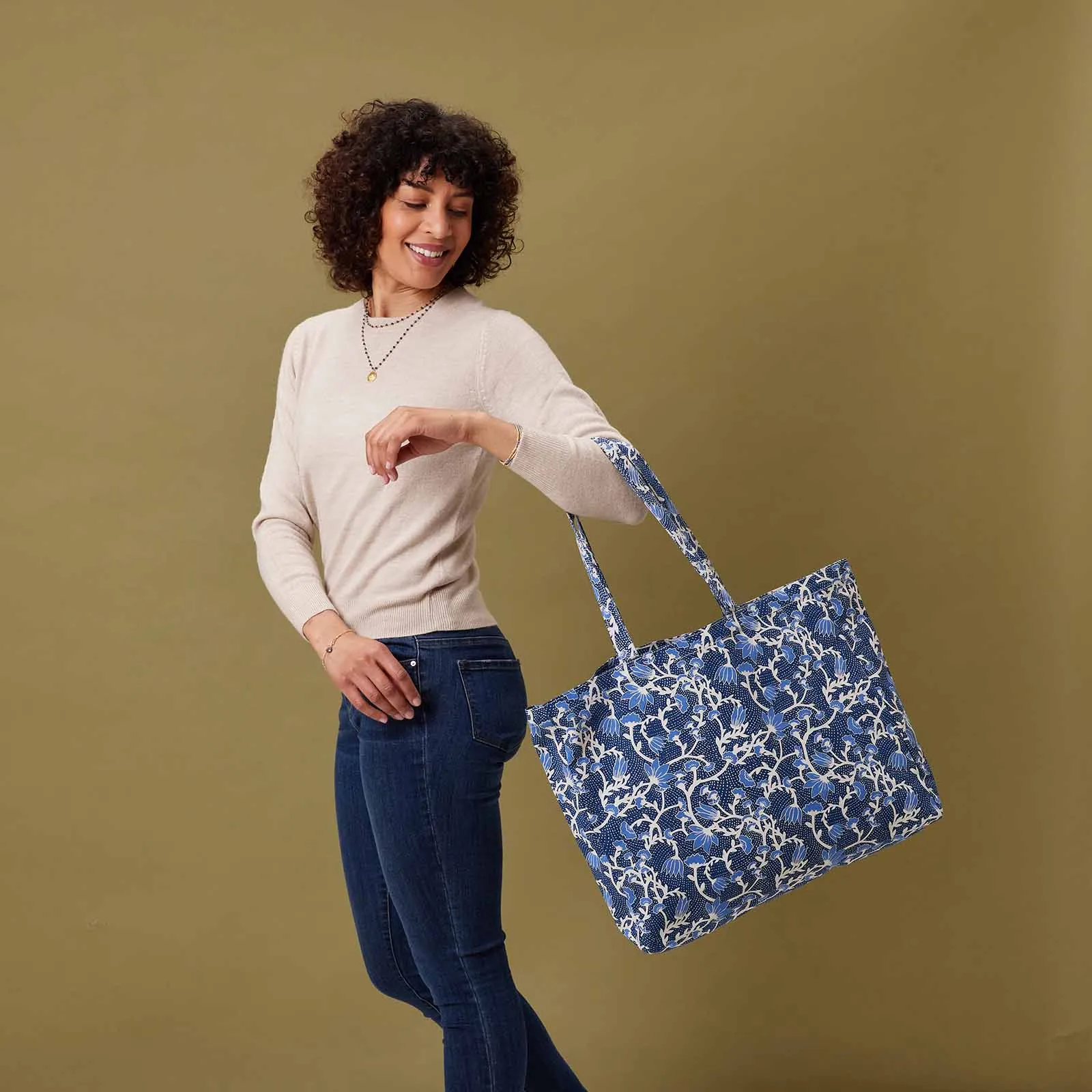 Fleur Little Shopper Tote Bag