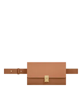 Numéro Sept Belt -  Textured Duo Camel