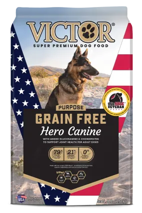 Victor Grain Free Hero Canine Formula with Glucosamine Dry Dog Food