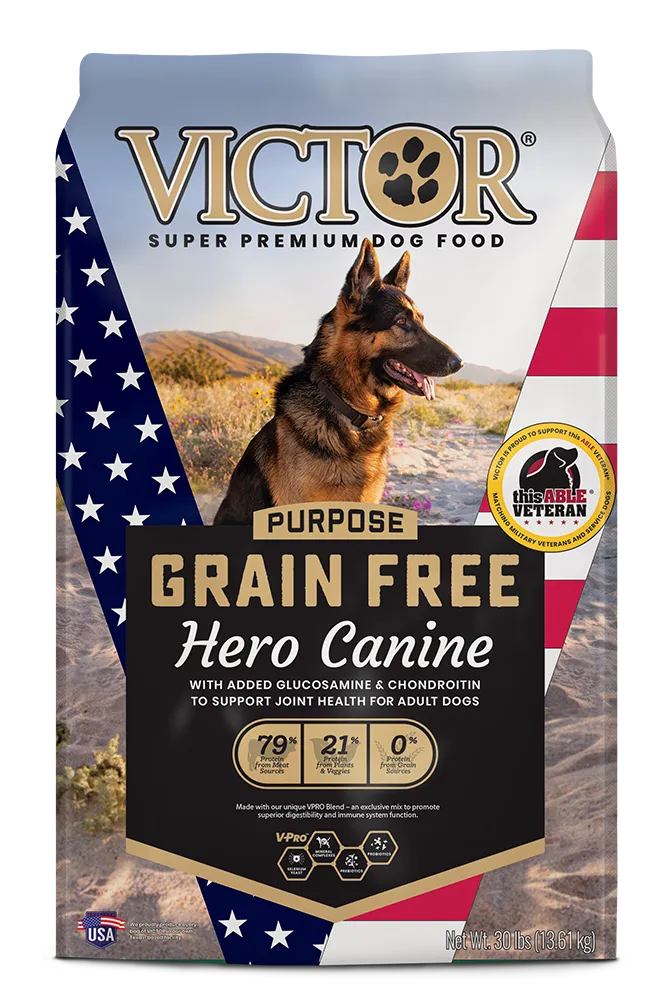 Victor Grain Free Hero Canine Formula with Glucosamine Dry Dog Food